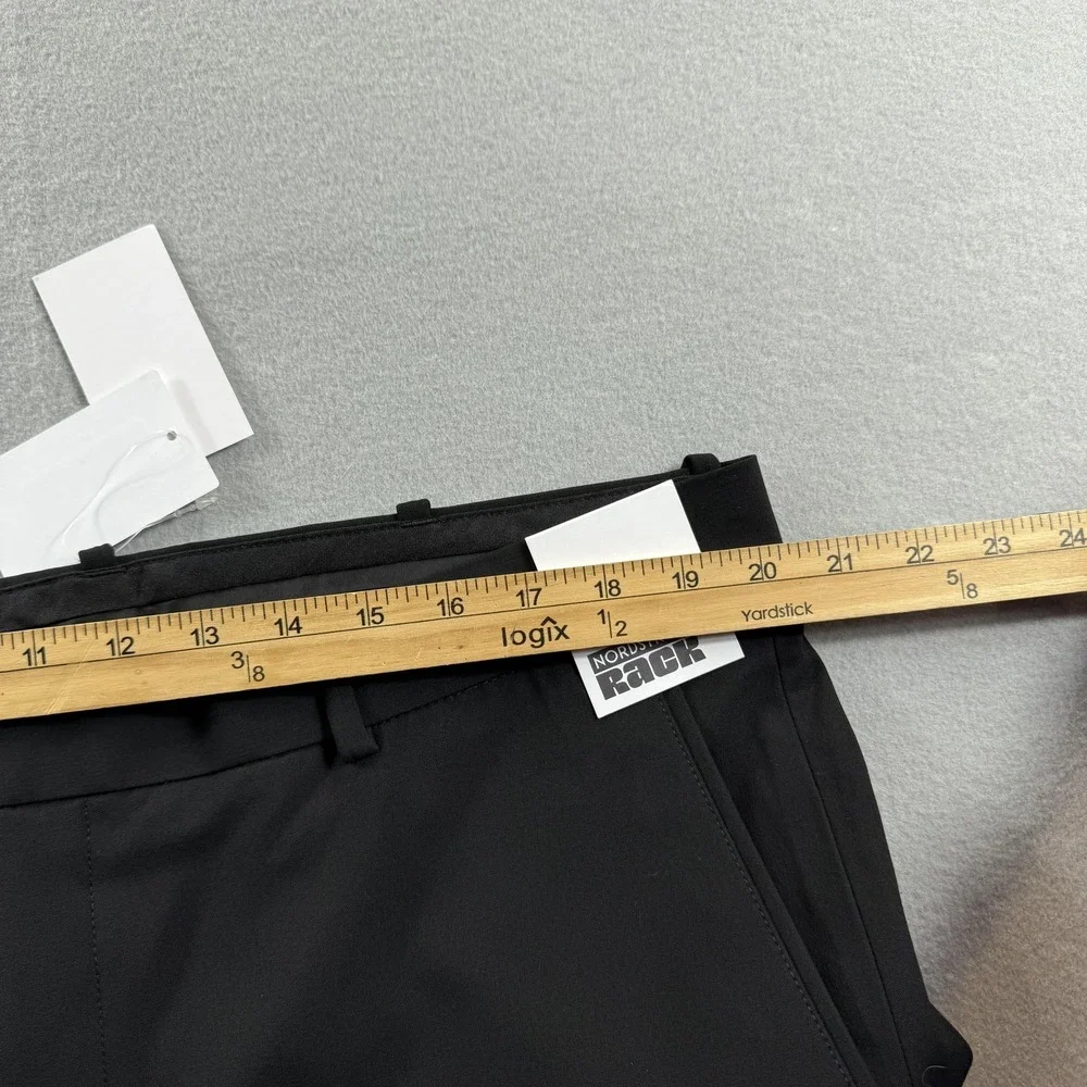 Nordstrom Pants Mens 40x32 Black Stretch Dress Slacks Flat Front Lined Office